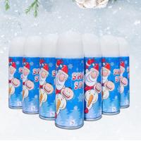 China Odm Santa Snow Spray Christmas Party Tree Branches Wreath Glass Window Mirror Decoration factory