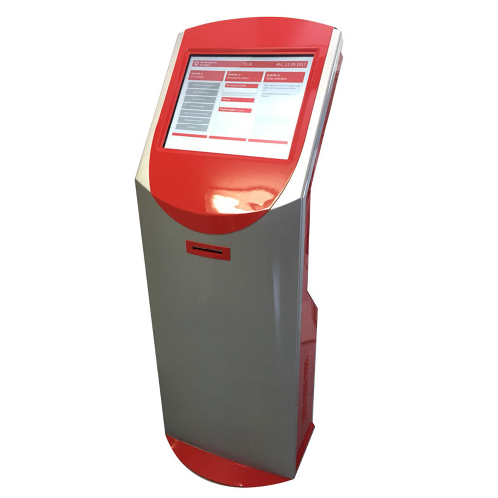 China Queue management system kiosk with software calling system wireless queue kiosk for sale
