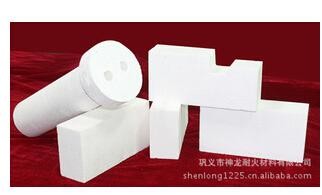 China Pure White High Alumina Refractory Brick , Alumina Bubble Brick for Blast Furnaces factory