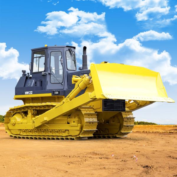 Quality 7.8m3 Dozing Capacity Tractor Bulldozer Machines  Hydraulic Steering for sale