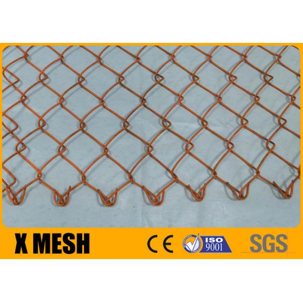 Quality KxT Brown Vinyl Coated Chain Link Fence for sale