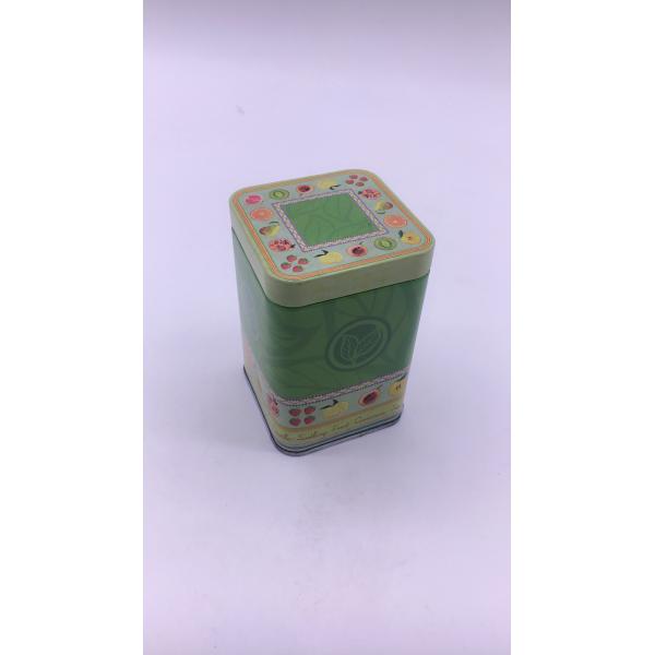Quality Metal Child Proof Square Tin Box / Food Grade Tin Packaging Containers for sale