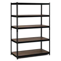 China Durable Home Wire Shelving , Boltness Wire Pantry Shelving With Wooden Shelves factory