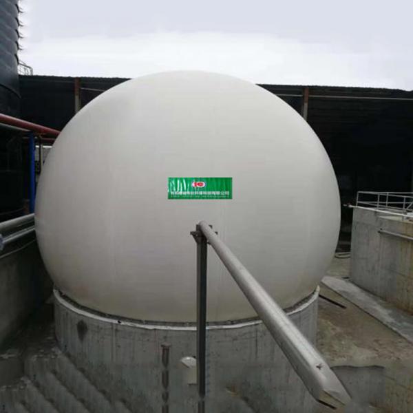 Quality Automatic Control Double Membrane Biogas Holder With Anaerobic Reaction for sale