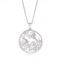 China Ross-Simons Sterling Silver Sea Life  Jewelry Pendant Necklace factory