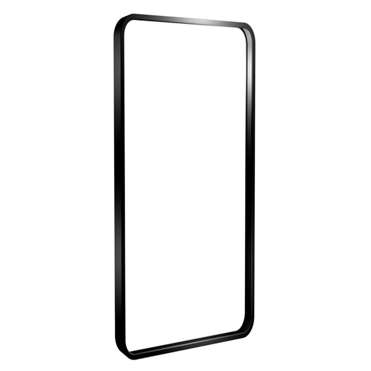 China Brushed Rectangular Shape Aluminium Mirror Frame Profile Large Size For factory
