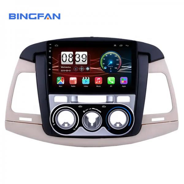 Quality Capacitive Screen Full Touch Screen 9 inch 2din Android 10 System Car radio For Toyota Innova 2007-2011 Manual AC Car Pl for sale