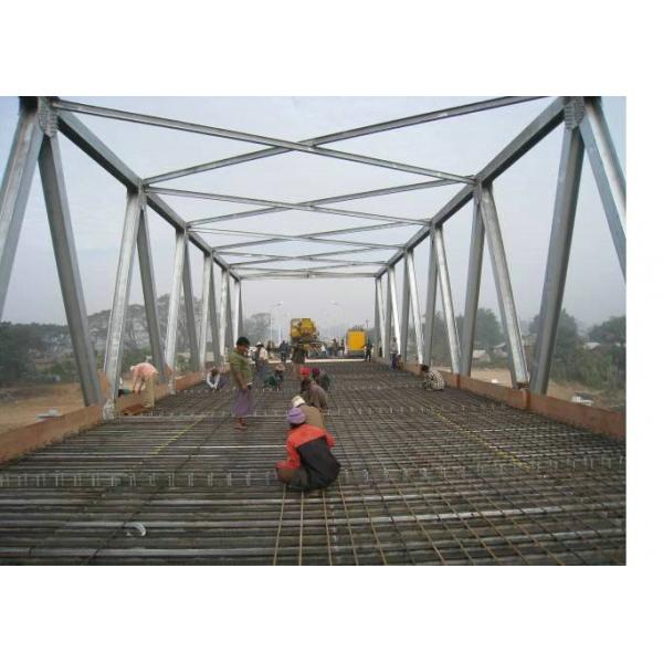 Quality Amphibious Steel Truss Prefabricated Delta Bridge Simple Structure for sale