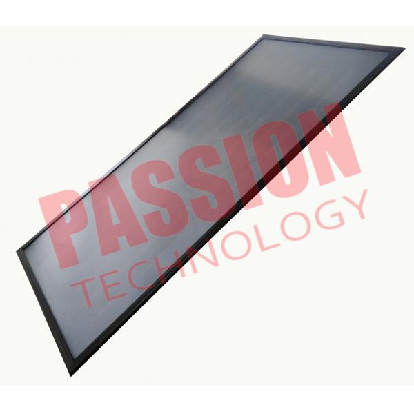 Quality Hot Water Heating Flat Plate Solar Collector Blue Titanium Absorber Coating for sale
