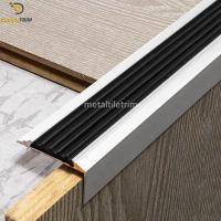 Quality Anodized Aluminium Tile Edging Stair Nosing 45.5mm X 25.9mm Size for sale