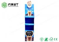 China CMYK Printing foldable Corrugated Cardboard Display Stand With Custom Color Print factory