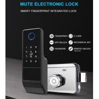Quality Digital App Wifi Biometric Fingerprint Door Lock Smart Double Sided for sale