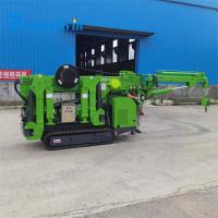 China 5 Ton 8 Ton Green Color Electric Motor Spider Crawler Crane With Fly Jib factory