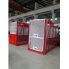 China 100m Single Cage Construction Hoist , Steel Galvanized Material factory