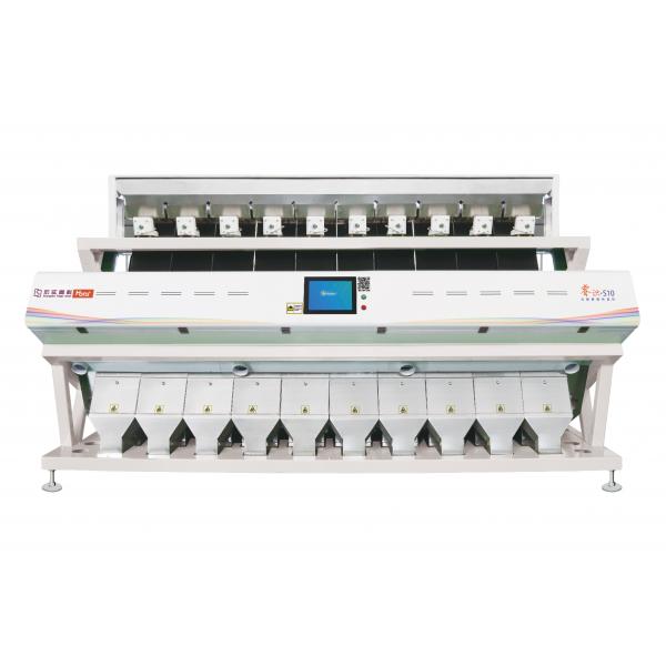 Quality 8.0 - 15.0T/H Capacity Bean Sorting Machine White Color HD Recognition for sale