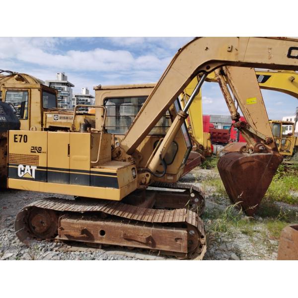 Quality                  7 Ton Mini Crawler Excavator, Preowned Caterpillar E70 Mini Track Excavator for Sale              for sale