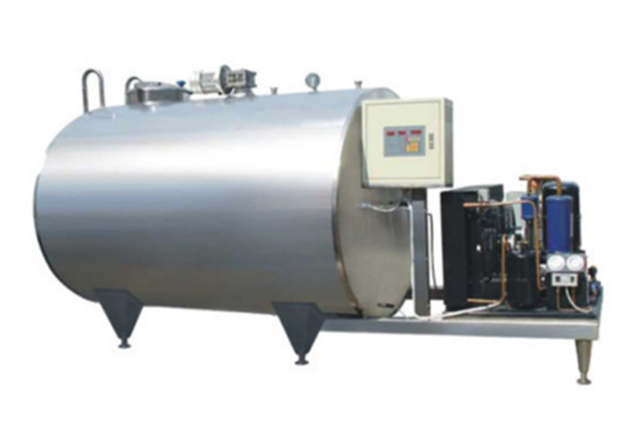 China Horizontal Stainless Dairy Tank Milk Storage Cooling Chilling Cooler Refrigerating factory