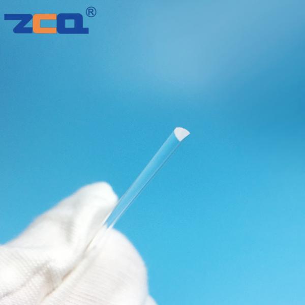 Quality Half Round Quartz Glass Rod End Face Grinding For Semiconductor Chemical Healing for sale