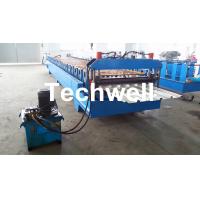 China Hydraulic cutting Trapezoidal Roof Deck Roofing Sheet Making Machine TW38-200-1000 factory