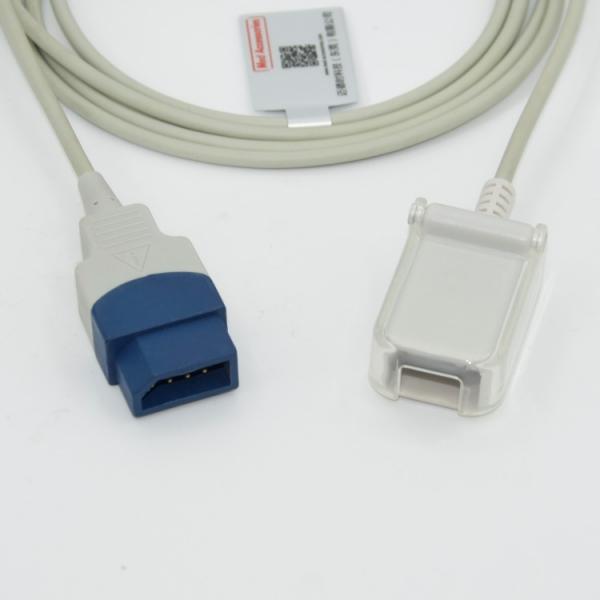 Quality Gray Color Spo2 Sensor Cable With TPU Material And 12 Month Period for sale