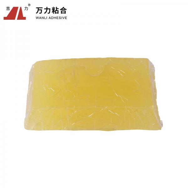 Quality Light Yellow Transparent Packaging Hot Melt Lumpy Carton Sealing Glue TPR-7606 for sale