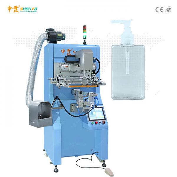 Quality Square Transparent Bottle Semi Automatic Screen Printing Machine Single Color for sale