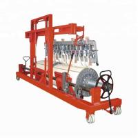 China High Duty Steel Hydraulic Heald Frame Warp Beam Trolley Lift factory