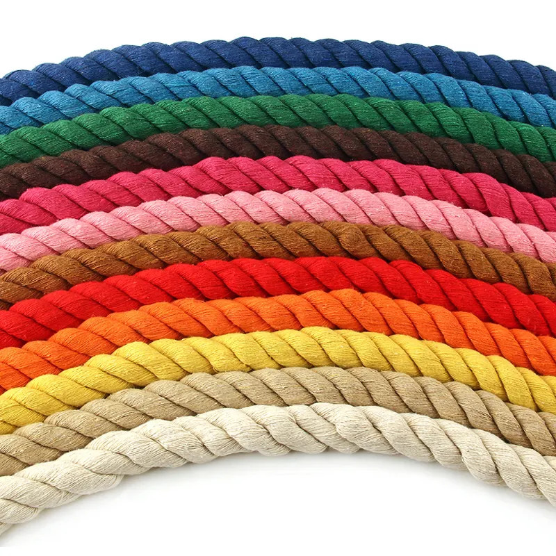China braided 3mm waxed cotton cord colorful twisted waxed cotton rope factory