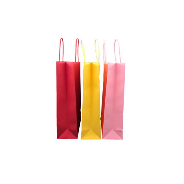 Quality Fancy Colored Eco Paper Packaging Recyclable Feature Paper Twisted Handle for sale
