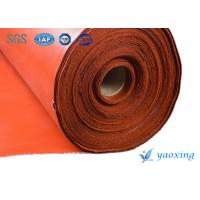 Quality 1.5mm Silicone Coated Fiberglass Fabric Fireproof Gasket For Steel Works for sale