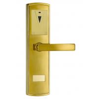 China 38 - 50mm Thick Door Electronic Safe Locks Plated Gold Electronics Door Lock for sale
