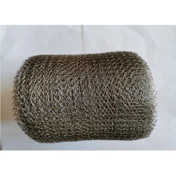 Quality 99% Filter Knitted Stainless Steel Mesh 25-400mm Sample Avaliable for sale