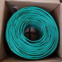 Quality LDPE Sheath 0.54mm Cat6 Lan Cable Bare Copper Round Wire for sale