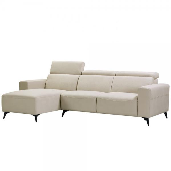 Quality Durable Breathable L Shaped Fabric Couch , Antiwear Contemporary Fabric Corner for sale
