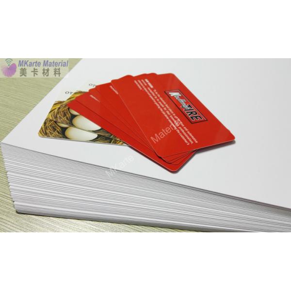 Quality Excellent Ink Adhesion Printable Pvc Sheets For Plastic Card Making for sale