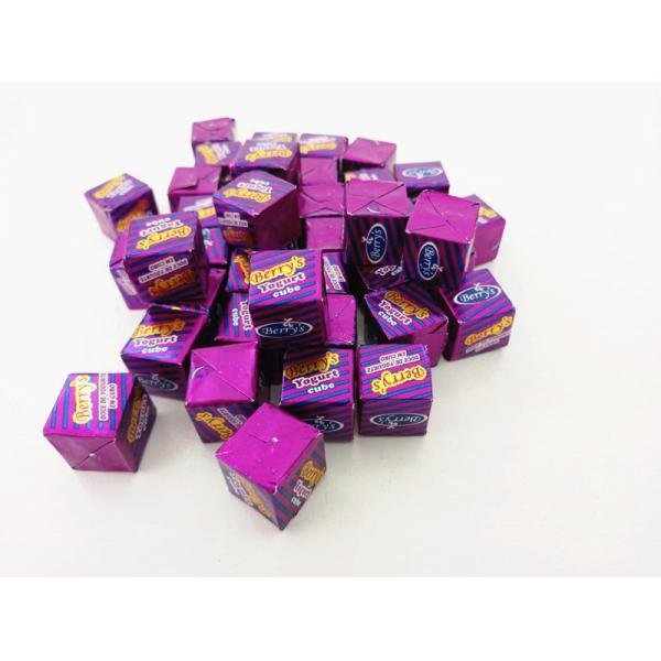 Quality 50pcs Cube Shaped Candy / yogurt flavored milk candy 2.75g * 50 * 25bags for sale