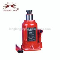 China Hydraulic Bottle Car Jack , Aluminum Racing Jack Portable Red Color factory