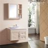 China Aluminum Alloy Bathroom Sinks And Vanities With Mirror Cabinet / Two Drawers factory