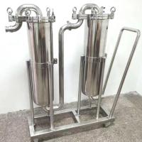 China Highly Efficient Stainless Steel Bag Filter Housing Filter Type Bag 2x3mm Wire Size factory