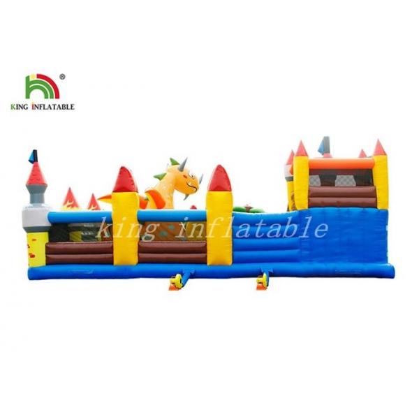 Quality Outdoor Giant Inflatable Amusement Park Colorful PVC Tarpaulin Combo Playground for sale