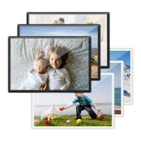 Quality 5x7" Magnetic Photo Sign Holder Self Adhesive Display Picture Frames For Office for sale