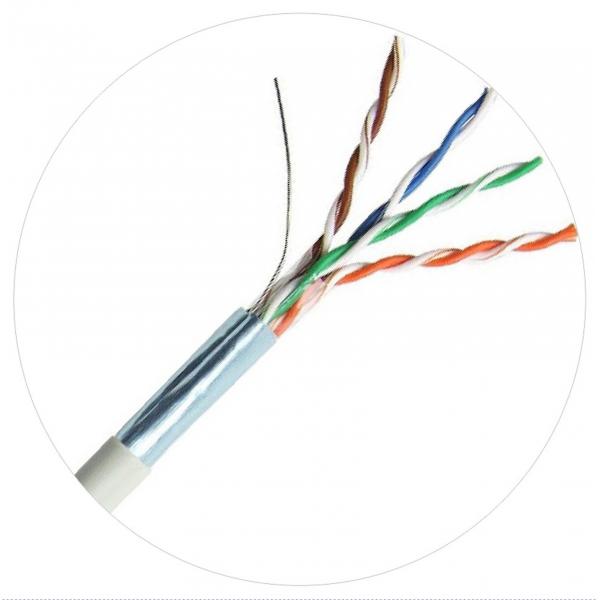 Quality UTP FTP Solid Foam PE Network Patch Cords Cat 5 Lan Cable 100ft for sale