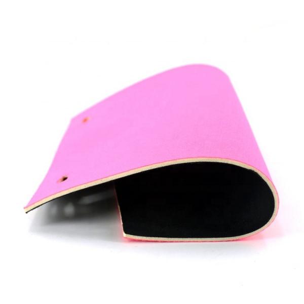 Quality Stretch 2mm CR Smooth Skin Laminated Neoprene Fabric Sheet For Haircut Collar for sale