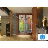 Quality 08"*36" Sliding Glass Doors Theft Proof Brass / Nickel / Patina Available for sale