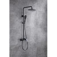Quality Brass Matte Black Shower Faucet Set Chrome Nickle Surface finishing for sale