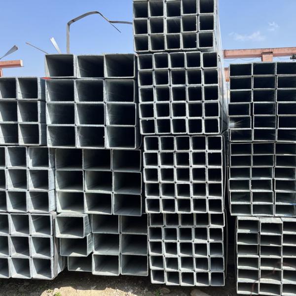 Quality EN AISI S235 Galvanized Metal Square Tube ASTM A106 A36 Hot Dip Galvanized Square Tube for sale