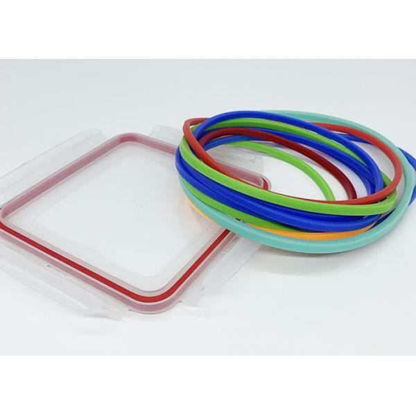 Quality Food Grade Flat Silicone Gasket Ring , FDA Silicone High Temperature O Rings for sale