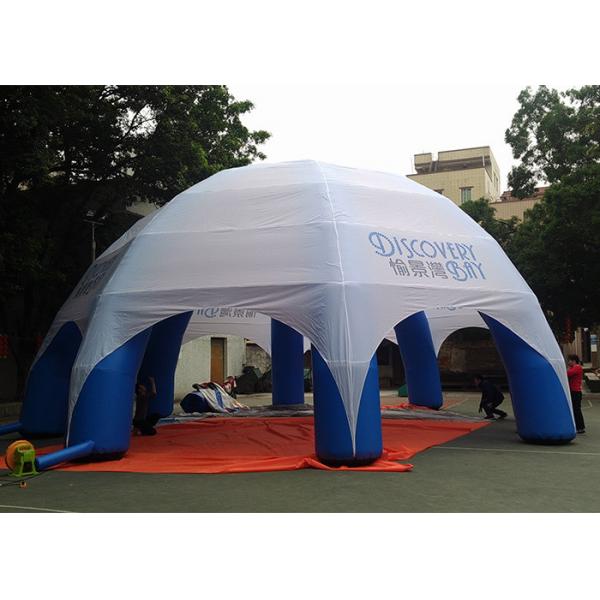 Quality 8m Diameter Water Proof Giant Inflatable Dome Tent , Printed Logo Inflatable Tent For Advertising for sale
