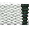 Quality Dark Green 1.8m Height Pvc Coated Chain Link Fence With Whole Set Fittings for sale