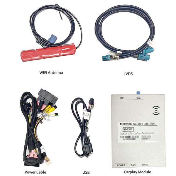 Quality AUDI MIB MIB2 Video Interface Module Round LVDS Connector Camera Wireless CarPlay for sale